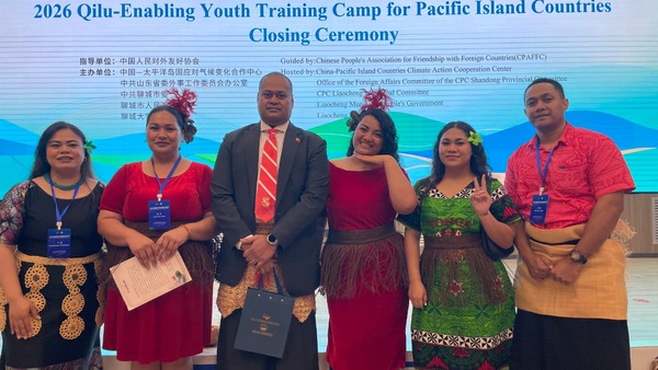 First Secretary Vaipulu Attends Closing Ceremony of the 2026 Qilu Youth Training Camp